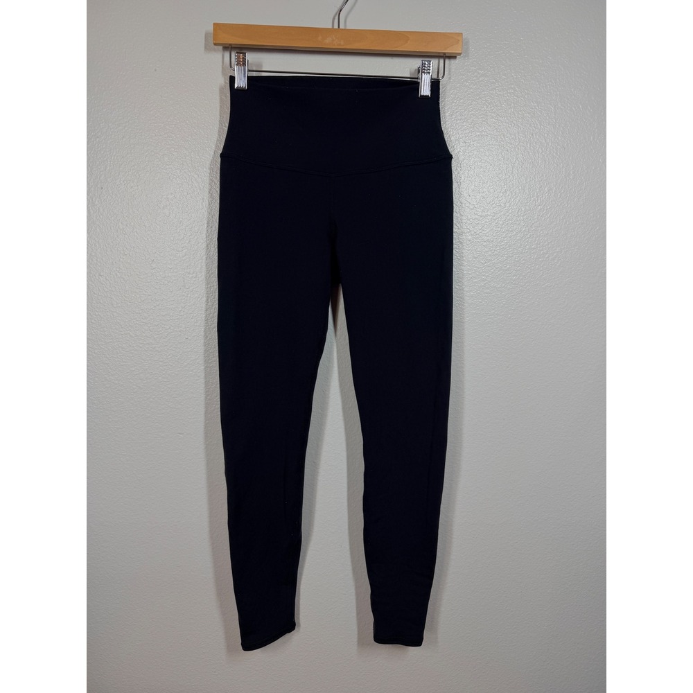 Alo Yoga Leggings Women 6 Black High-Waist Full Length Athletic Yoga